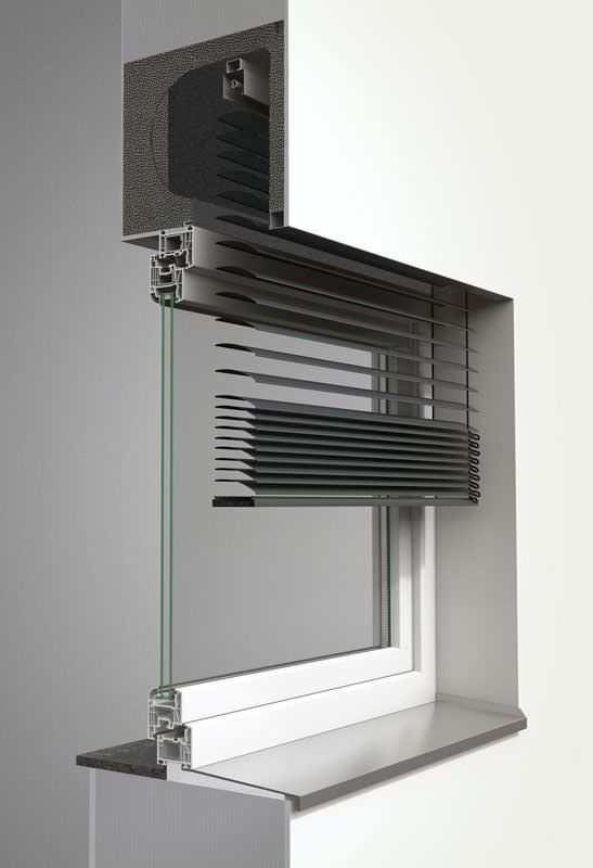 Raffstore mit Solarantrieb