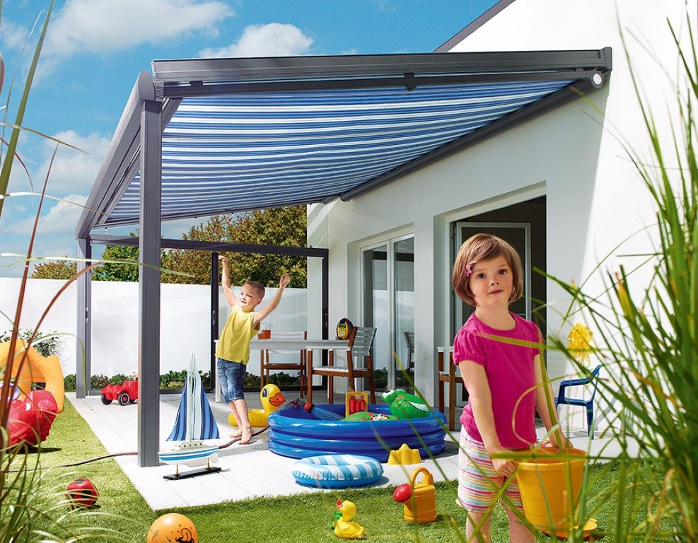 Terrassenüberdachung mit Markise