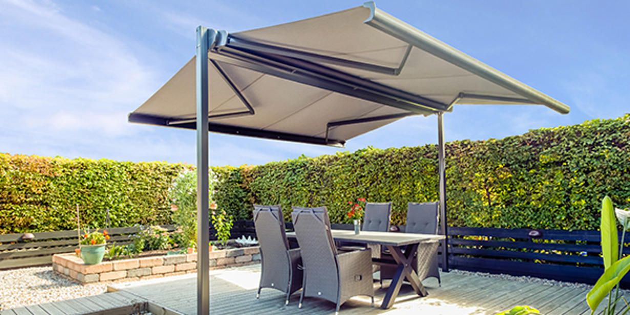 Terrassendach OS7000 aus Aluminium und Glas